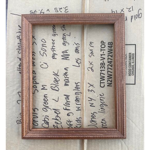 Minimalist Rustic Frame 8x10 wood wooden wall decor country cottage homestead - Picture 6 of 6